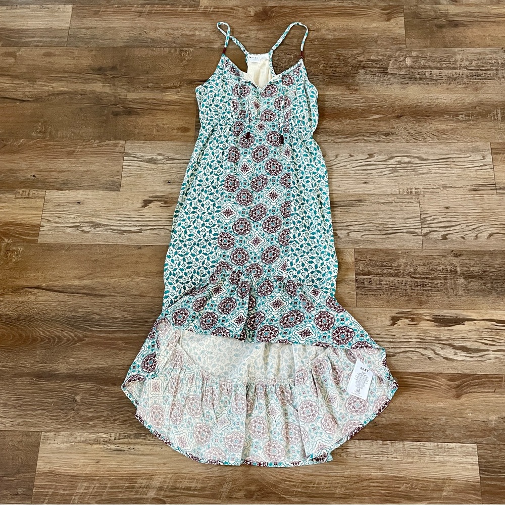 Roxy girls high low boho resort wear dress 10